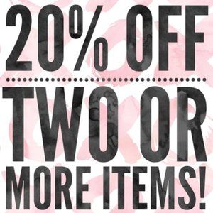 20% Off Bundle of 2 or More Items!
